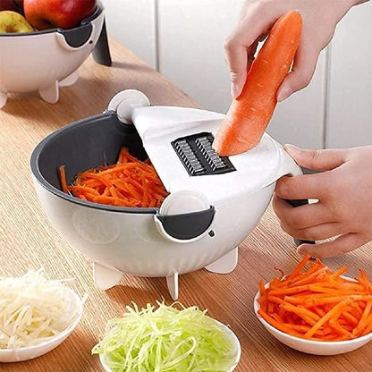 9 in 1 Multifunction Magic Rotate Vegetable Cutter