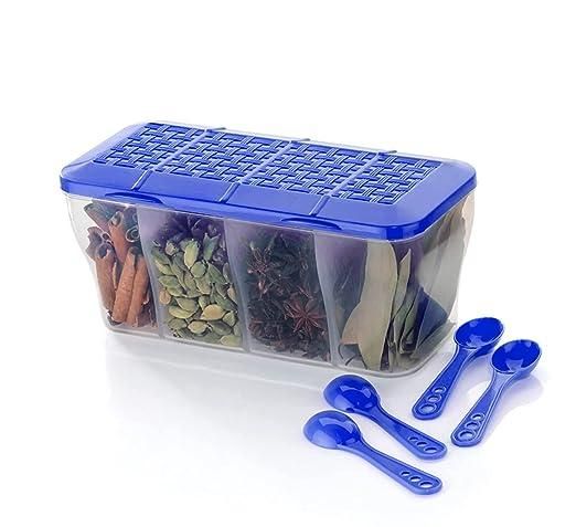 Exquisite Essence 4-in-1: Sophisticated Spice Storage Solution