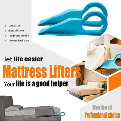 Bed Ease Lift & Tuck: Instant Mattress Lifter for Effortless Bed Sheet Changes (2-Pack)