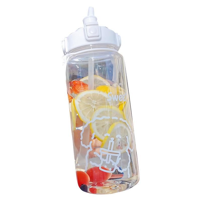 Mega Hydrate Motivational Water Bottle: 2000ml