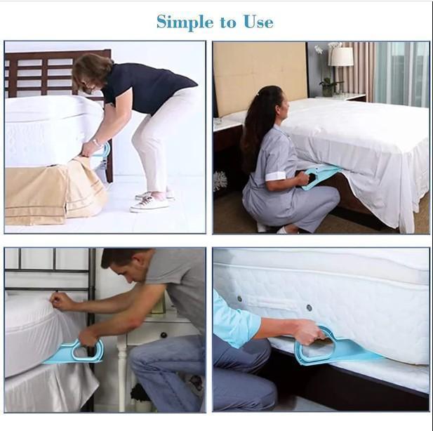 Bed Ease Lift & Tuck: Instant Mattress Lifter for Effortless Bed Sheet Changes (2-Pack)