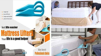 Bed Ease Lift & Tuck: Instant Mattress Lifter for Effortless Bed Sheet Changes (2-Pack)