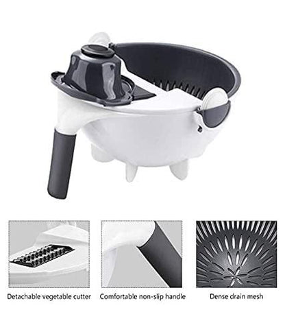 9 in 1 Multifunction Magic Rotate Vegetable Cutter